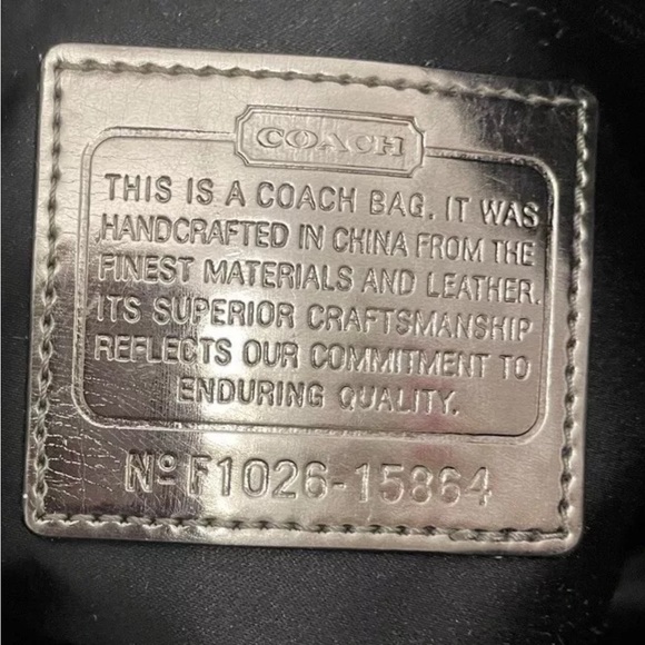 Coach Poppy Op Art Lurex Groovey Shoulder Bag - Picture 3 of 4